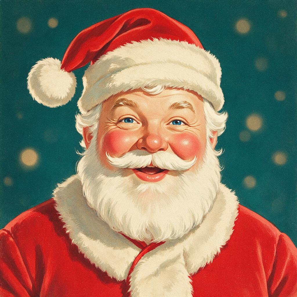 Retro Santa